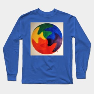 Color Swirl Long Sleeve T-Shirt